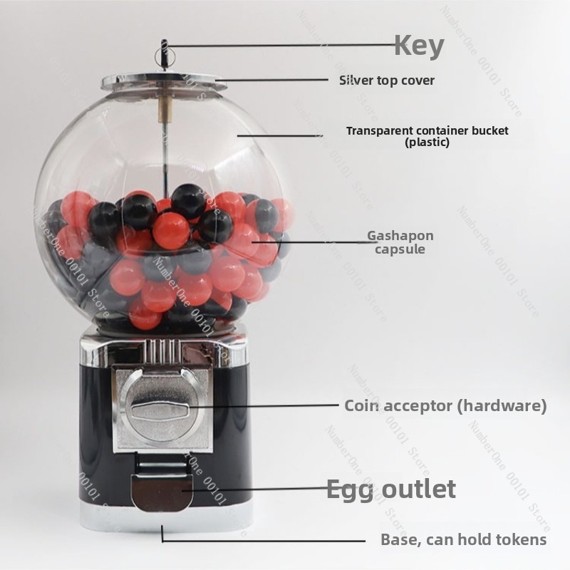 Prize Capsule Toy Machine - 25-дюймовый ручной автомат для выдачи призов