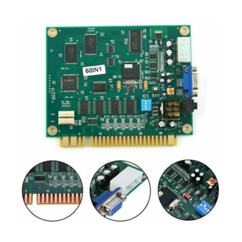 Игровая плата X64A-4X 60 в 1 M – обзор и цена Usb Game Board Jamma