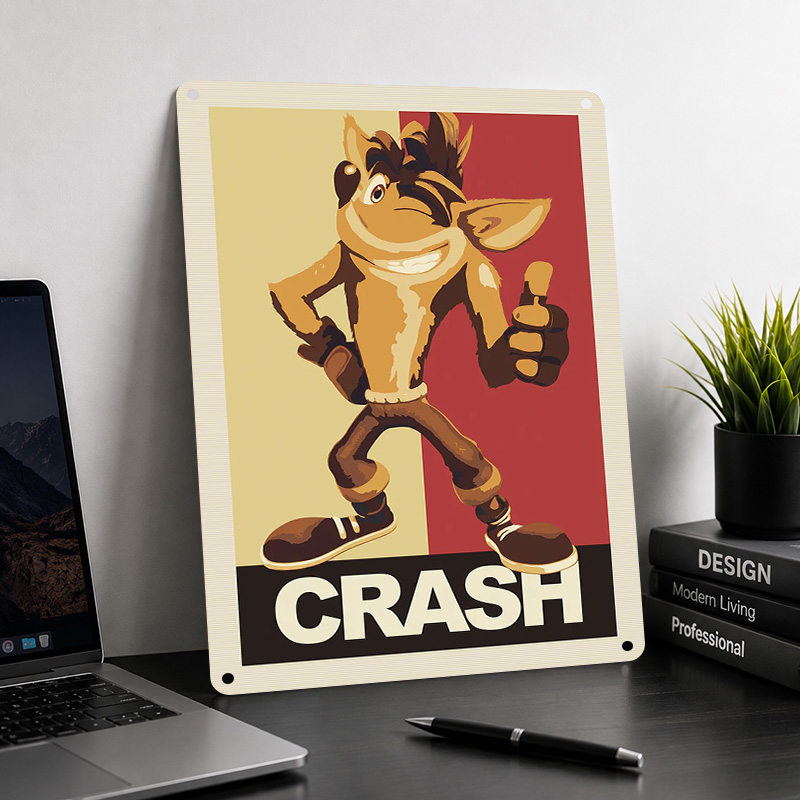Текстурированные постеры Crash – обзор и цена Arcade Quest